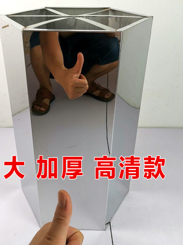 斗鸡训练用品斗鸡跑笼六面镜斗鸡跑镜斗鸡镜斗鸡镜子不锈钢斗鸡镜